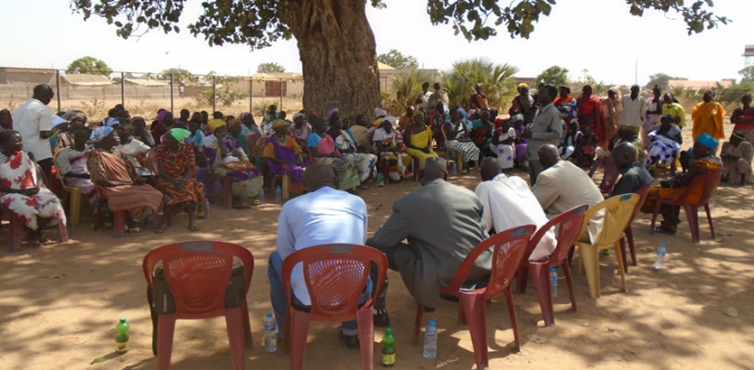 Project team concluded 2days training of Maper women group on business skills in Aweil town